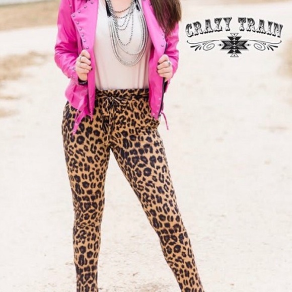 Crazy Train Leopard Errand Pants - Picture 4 of 4